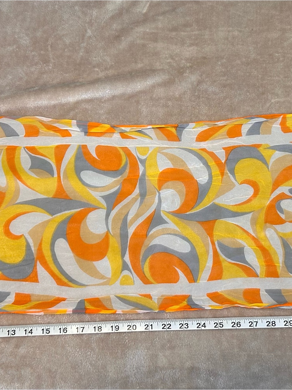 Vintage Chiffon Scarf Bundle - Two Scarves